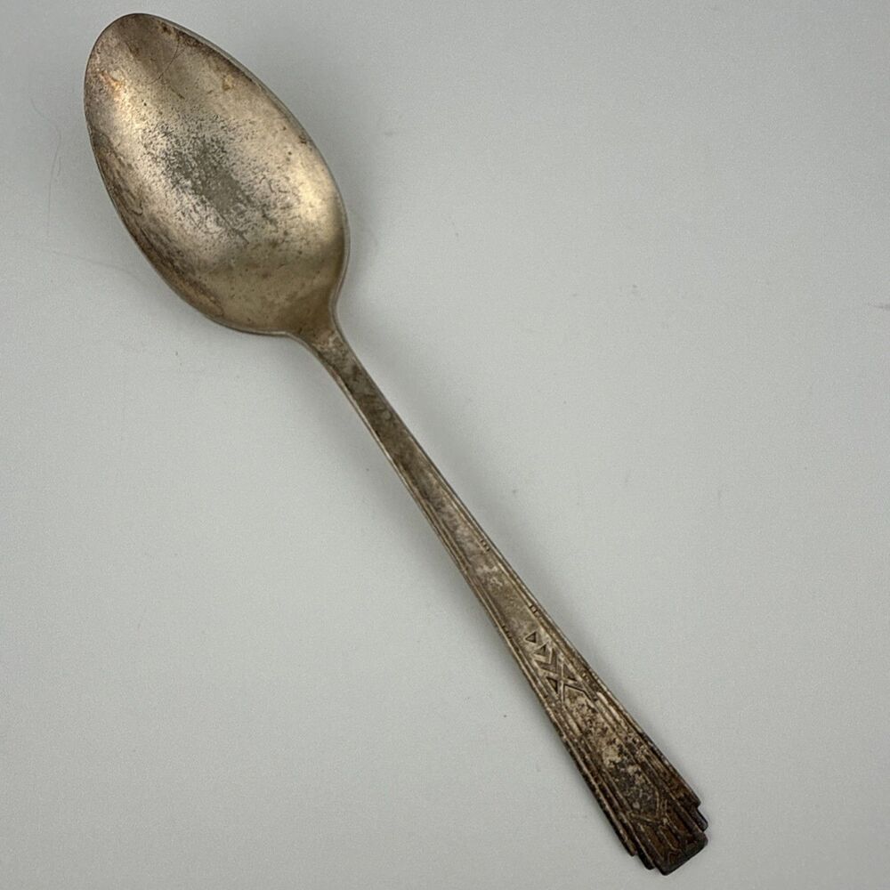 International Rogers Friendship Serving Spoon 8 1/4" Deco
